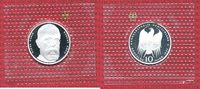 Bundesrepublik Deutschland 10 DM Silber Gedenkmünze Bundesrepublik Deutschland 10 DM 1993 J , Robert Koch PP in Noppenfolie