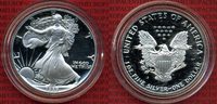 USA 1 Dollar Silver Eagle 1 Unze USA 1 Dollar Silver Eagle 1 Unze, 1988 PP nur mit Kapsel