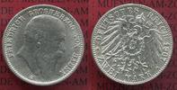 Baden 2 Mark 1907 gutes ss  Baden 2 Mark 1...