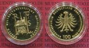 Deutschland BRD 100 Euro Goldmünze 1/2 Unze Deutschland BRD 100 Euro Gold 2003 D Weltkulturerbe Quedlinburg Stgl. OVP