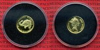 Cook-Inseln, Cook Islands 25 Dollars Goldmünze 1/25 Unze Wildlife Elefant