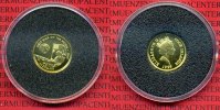 Cook-Inseln, Cook Islands 20 Dollars Goldmünze 1/25 Unze Cook Insel 1995 20 Dollars Mondlandung 1969 Kapsel