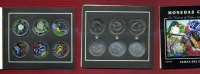 Kuba 6 x 1 Peso Farbmünzen Kuba-Set 1996 6 x 1 Pesos Fauna Del Caribe Farbmünzen Tiermotive