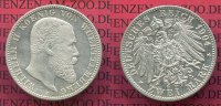 Württemberg 2 Mark Silbermünze Kursmünze 1...