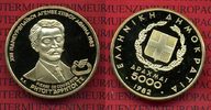 Griechenland Greece 5000 Drachmen Goldmünze Griechenland 5000 Drachmen Gold 1982 Leichtathletik EM Athen Pierre de Coubertin