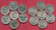 Württemberg Lot 7 x 3 Mark Silber Württemberg 3 Mark 1911, Silberhochzeit des Königspaares, J. 177 a