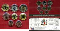 Malta Kursmünzensatz KMS 3,88 Euro Malta 2008 KMS Euro 1 Cent bis 2 Euro Zertifikat Holzbox