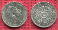 Preußen 5 Mark Silbermünze Preußen 5 Mark 1895 A, Kursmünze, Wilhelm II. Überdurchschnittlich !