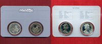 Insel Man, Isle of Man 2 x 1 Crown  1986 P...