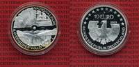 Bundesrepublik Deutschland, Germany FRG 10 Euro Silbermünze Commemorative Coin 10 Euro 2005 D Nationalpark Bayerischer Wald Spiegelglanz mit Kapsel