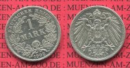 Kaiserreich 1 Mark Silber 1908 G vz-prfr. ...