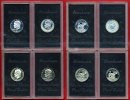 USA 4 x 1 Dollar USA 4 x 1 Dollar Silber 1971 bis 1974 S Lot Mondlandung, Eisenhower 