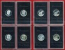 USA 4 x 1 Dollar USA 4 x 1 Dollar Silber 1971 bis 1974 S Lot Mondlandung, Eisenhower 