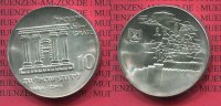 Israel 10 Pfund Silbermünze 1968 stgl. Isr...
