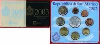San Marino Kursmünzensatz San Marino Kursmünzensatz 2003 1 Cent bis 5 Euro, 9 Münzen, Stgl. OVP