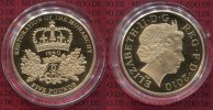 England Great Britain UK Großbritannien Gold Proof 5 Pfund England 2010 Gold Proof 5 Pfund 400 Jahre Restauration der Monarchie PP OVP