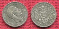 Preußen 5 Mark Silbermünze Preußen 5 Mark 1908 A, Kursmünze, Wilhelm II. Überdurchschnittlich !