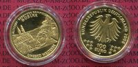 Deutschland BRD Germany FRG Angebot 100 Euro Gold 1/2 Unze Feingold Deutschland BRD 100 Euro Gold 2008 F Weltkulturerbe Goslar Stgl. mit Box u. Zer