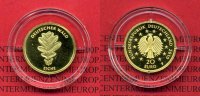 Deutschland BRD 20 Euro Goldmünze 1/8 Unze Deutschland BRD 20 Euro Gold 2010 F Wald Eiche Stgl. OVP 1/8 Unze Picture