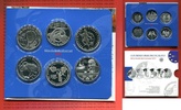Bundesrepublik Deutschland, Germany FRG 6 x 10 Euro Silber Gedenkmünzenset Deutschland 6 x 10 Euro Silber Gedenmünzenset 2011 OVP Commemorative Coin Set