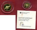 Deutschland BRD 20 Euro Goldmünze 1/8 Unze Deutschland BRD 20 Euro Gold 2012 D Deutscher Wald Fichte Stgl.