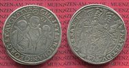 Sachsen, Saxonia 2 Taler, Drei-Brüder-Taler Doppeltaler Sachsen Dreibrüder 2 Taler 1601 Christian II. Johann Georg I. und August