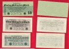 Inflation Dt. Reich 1919 - 1924 Lot 1, 5, 50 Milliarden Mark Inflation Dt. Reich Lot, 1, 5 und 50 Milliarden Mark 1923