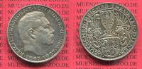 Münchner Medailleure K. Goetz Silbermedaille Goetz Medaille 1927 D Hindenburg, 80. Geburtstag Bayer. Hauptmünzamt