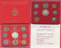 Vatican, Vatikan KMS 2001 10 - 1000 Lire Vatikan Kursmünzensatz KMS 2001 Johannes Paul II. stgl. OVP im Folder 8 Münzen