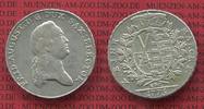 Sachsen Kurfürstentum Albertin. Linie Taler  Sachsen Taler Konventionstaler 1773 EDC Friedrich August 