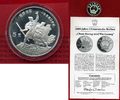 China Volksrepublik, PRC 5 Yuan Silber Gedenkmünze China 5 Yuan 1985 Silber, Chen Sheng, Wu Guang Kulturserie