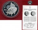 China Volksrepublik, PRC 5 Yuan Silber Ged...