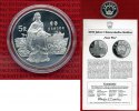 China Volksrepublik PRC 5 Yuan Silberm&uuml;nze 1985 Polierte Platte* mit Kap... 39,00 EUR 