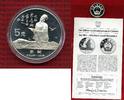 China Volksrepublik, PRC 5 Yuan Silber Gedenkm&uuml;nze 1988 Polierte Platte*... 40,00 EUR 