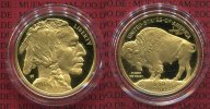 USA 50 Dollars Goldmünze Buffalo 1 Ounce USA 50 Dollars Büffel , Indianerkopf, 2011 W Gold, PP OVP 1 Unze Feingold