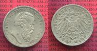 Hessen 5 Mark Silbermünze 1891 gutes sehr ...
