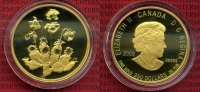 Kanada, Canada 350 Dollars Gold Blumen Kanadas Kanada 350 Dollars Blumen Pitcher Plant 2009 Gold Box Zert.