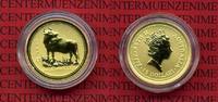 Australien, Australia 15 Dollars Goldmünze Australien 15 Dollars 1/10 Unze Lunar 1997 Jahr des Ochsen Year of the Ox