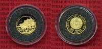 Kasachstan, Kazakhstan 100 Tenge Goldmünze 1/25 Unze Kasachstan 100 Tenge Gold 2004 Seidenstrasse PP