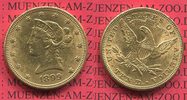 USA 10 Dollars Gold Liberty Eagle USA 10 Dollars Liberty, Frauenkopf, 1899 Coronet Head Gold