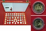 Vatikan Münzbox 51 Münzen m. 2 E Schweizer Garde 51 Vatican Currency Coins with 2 Euro 2006 Swiss Guards w. german COA
