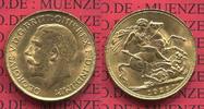 England Great Britain UK Süd Afrika Sovereign Goldmünze England 1925 Sovereign England Goldmünze Georg VI.