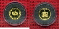 Samoa 10 Tala 999 Goldmünze 1/25 Unze Samoa 10 Tala Goldmünze 2005 1/25 Unze Fußball WM Deutschland