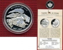 Palau 5 Dollar Silbermünze Palau 5 $ 2007 Silber Eisenbahn, Dampflokomotive, Die Bayerische S 2/6