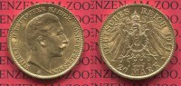 Preußen, State of Prussia German Empire 20 Mark Goldmünze Kursmünze Preußen 20 Mark Gold 1911 A Wilhelm II. J. 252