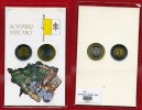 Vatikan, Vatican 500 + 1000 Lire Münzen Vatikan 500 und 1000 Lire 2001 Johannes Paul II.