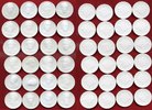 Deutschland 24 Porzellanmedaillen Medaillensuite Porzellan Weiss Meissen 150 Jahre Orden Pour Le Merite