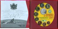 San Marino Kursmünzensatz San Marino Kursmünzensatz 2007 1 Cent bis 5 Euro, 9 Münzen, Stgl. OVP