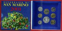 San Marino Kursmünzensatz San Marino Kursmünzensatz 10 bis 5000 Lire Silber Stgl. OVP 2001