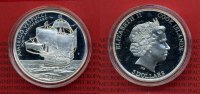 Cook Islands 5 Dollar Silbermünze Cook Islands 5 Dollar Silber 2012 Schiffsmotiv Amerigo Vespucci, Segelschiff